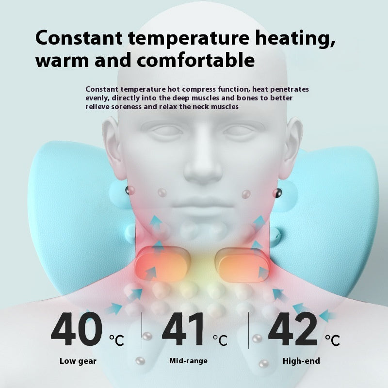 Portable Neck Head Acupuncture Point Massage Pillow