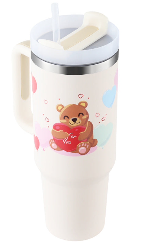 Stainless Steel Spill-Proof Vacuum Coffee Tumbler with Lid