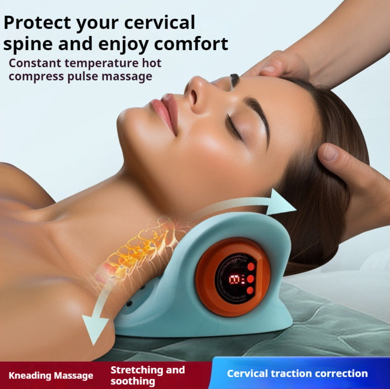 Portable Neck Head Acupuncture Point Massage Pillow
