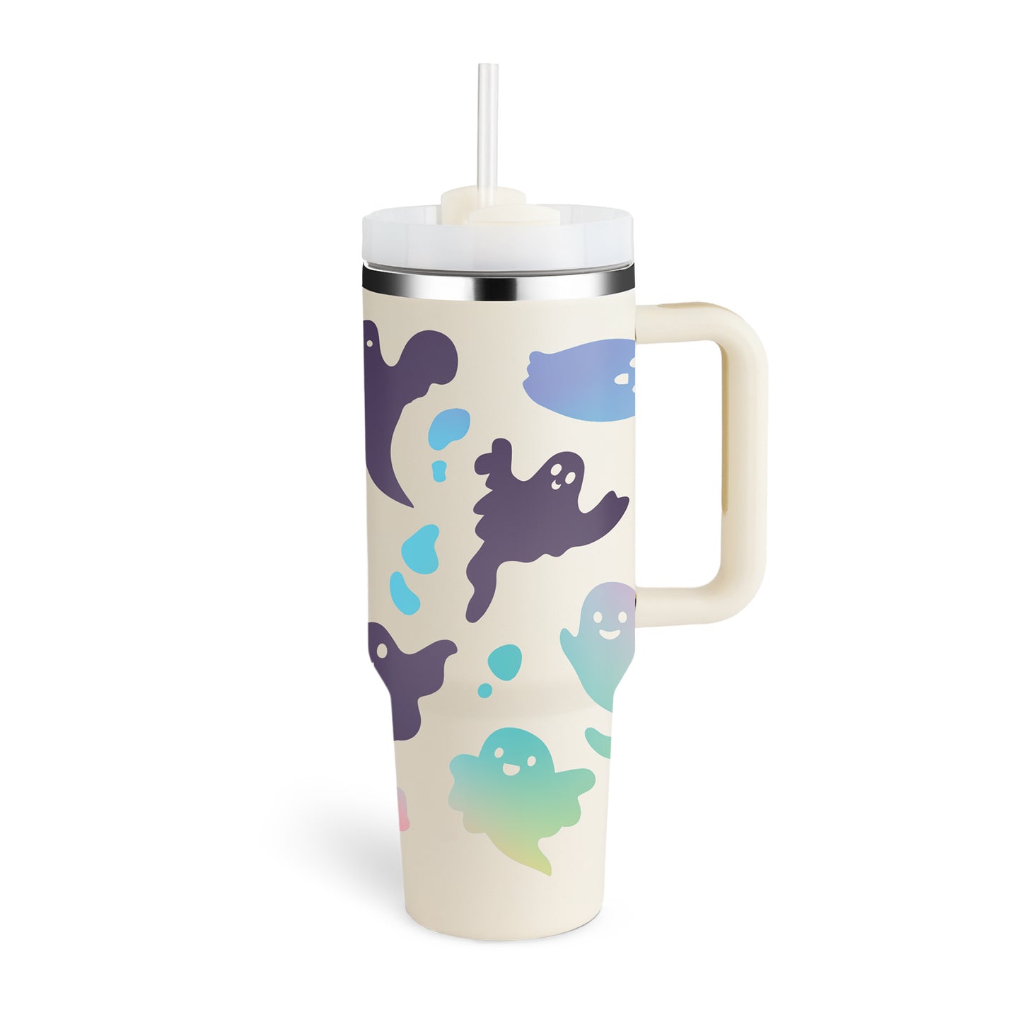 Stainless Steel Spill-Proof Vacuum Coffee Tumbler with Lid