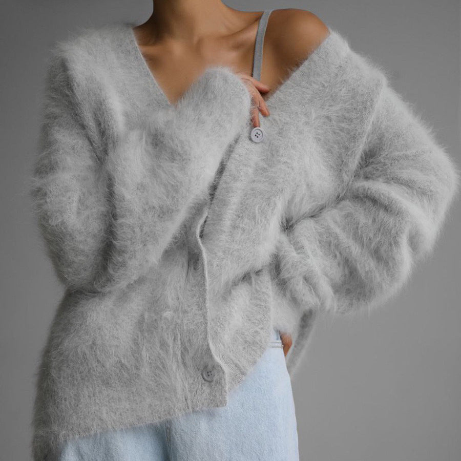 Single Breasted Knitted Sweater