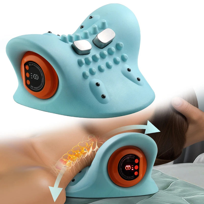 Portable Neck Head Acupuncture Point Massage Pillow
