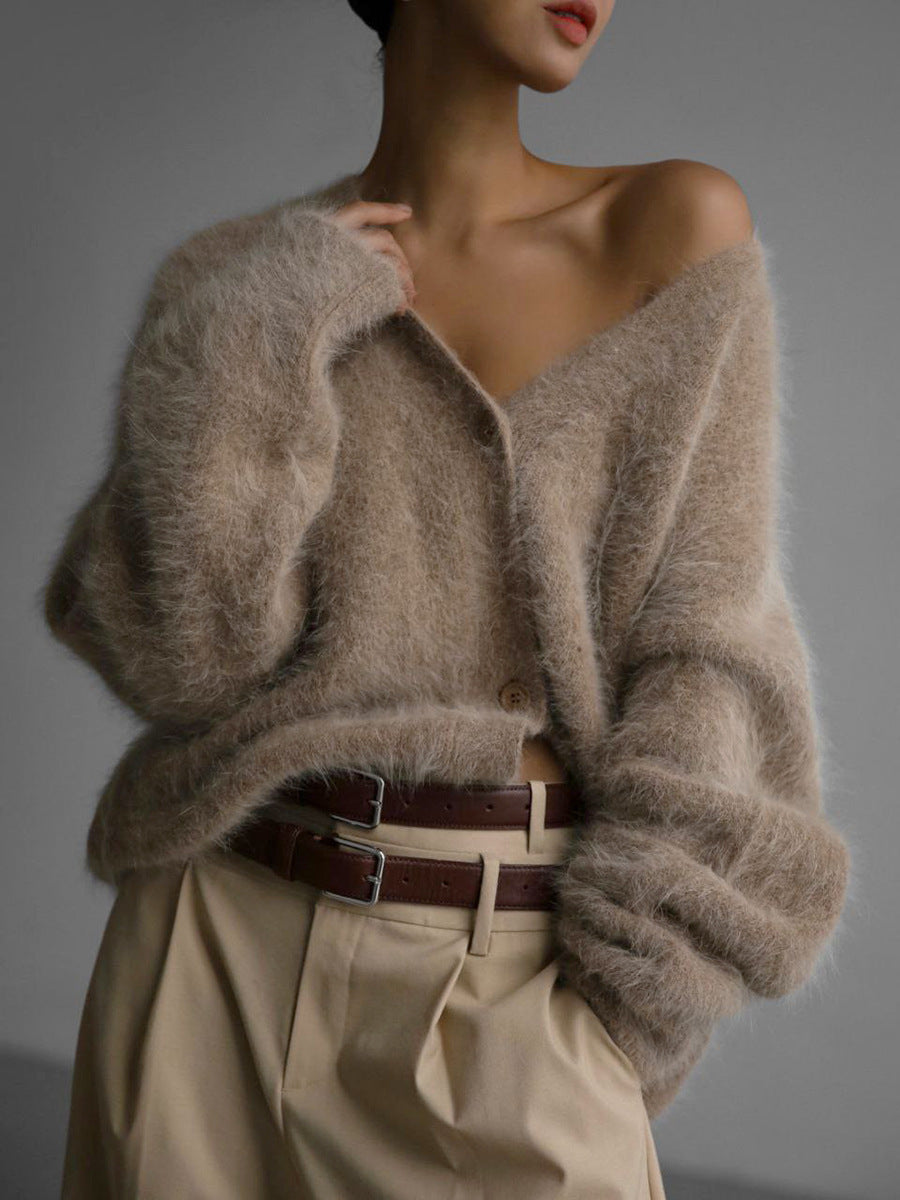 Single Breasted Knitted Sweater