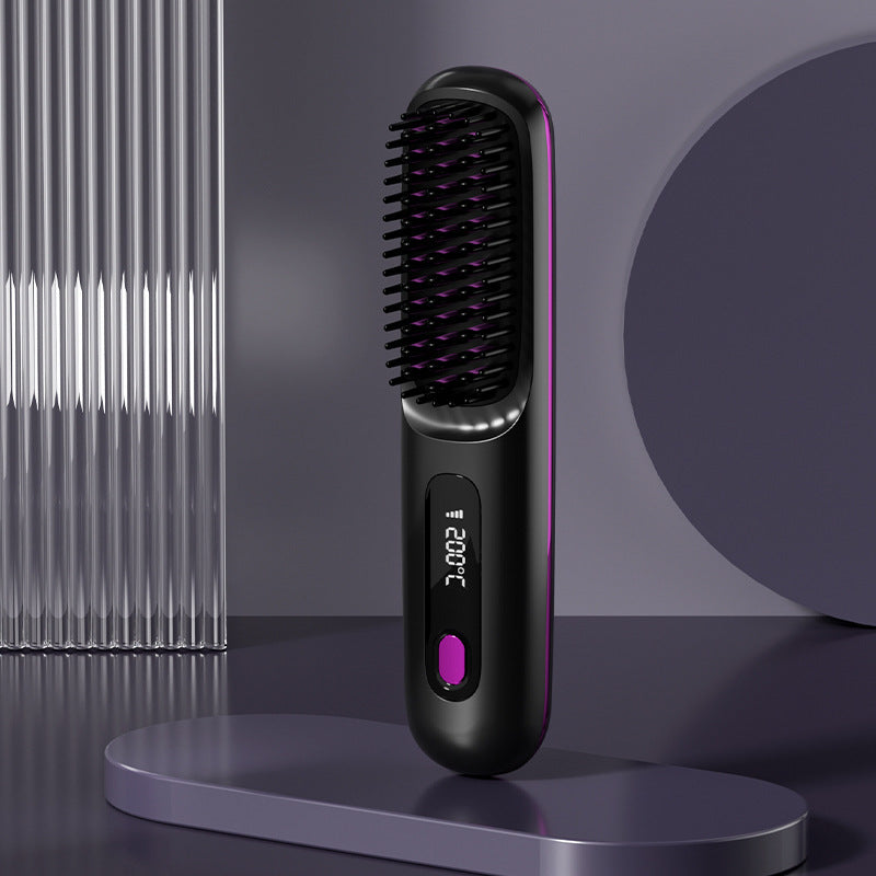 2 In 1 Hair Straightener Brush