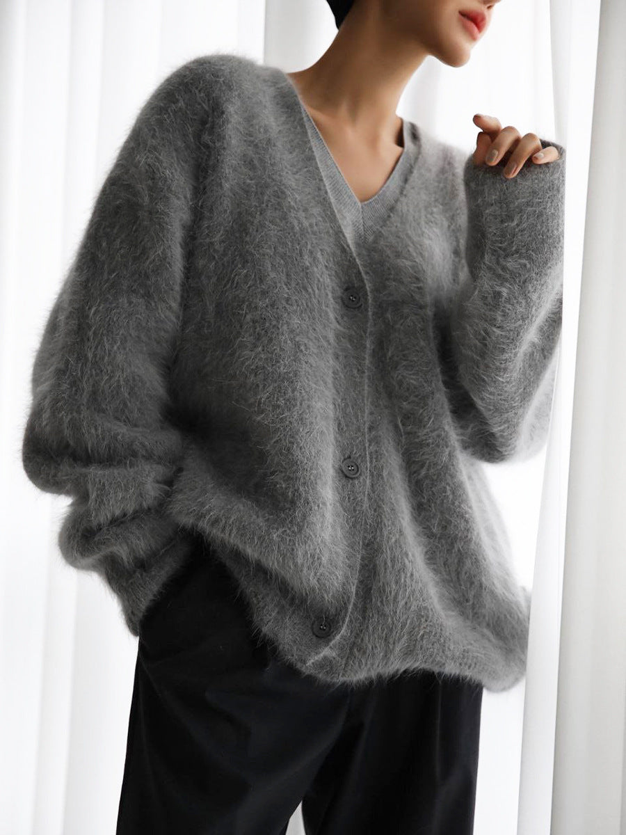 Single Breasted Knitted Sweater