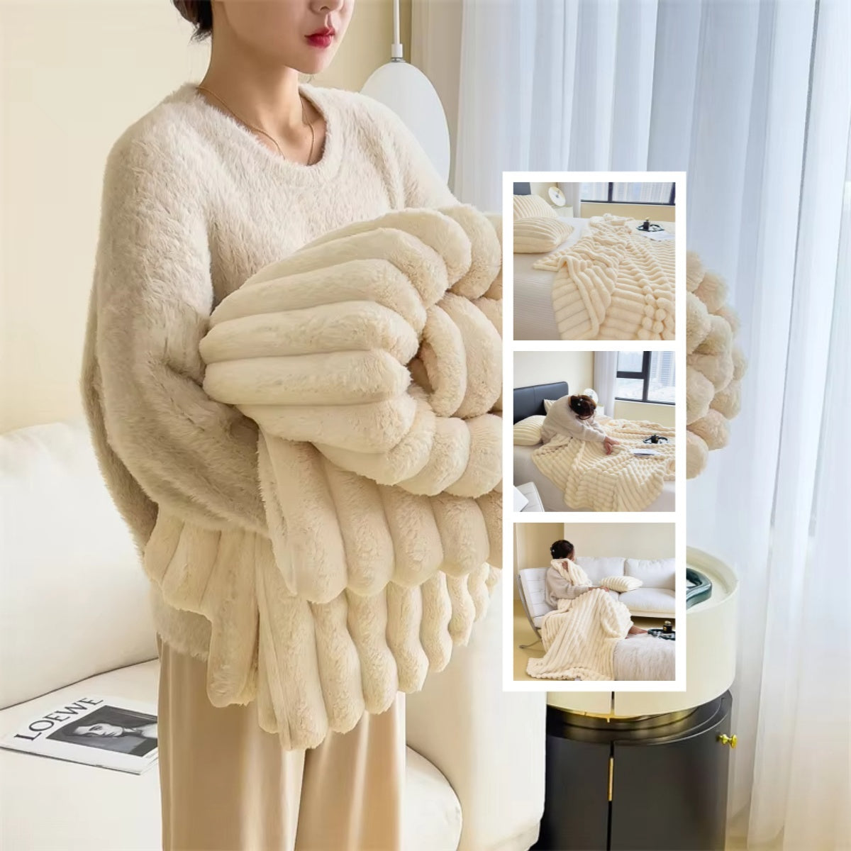 Soft Warm Fur Blanket
