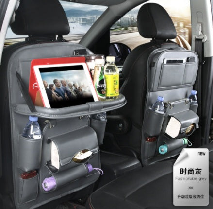 PU Leather Car Seat Back Storage
