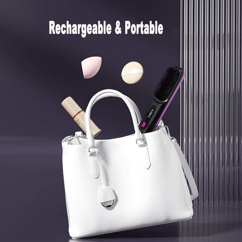 2 In 1 Hair Straightener Brush