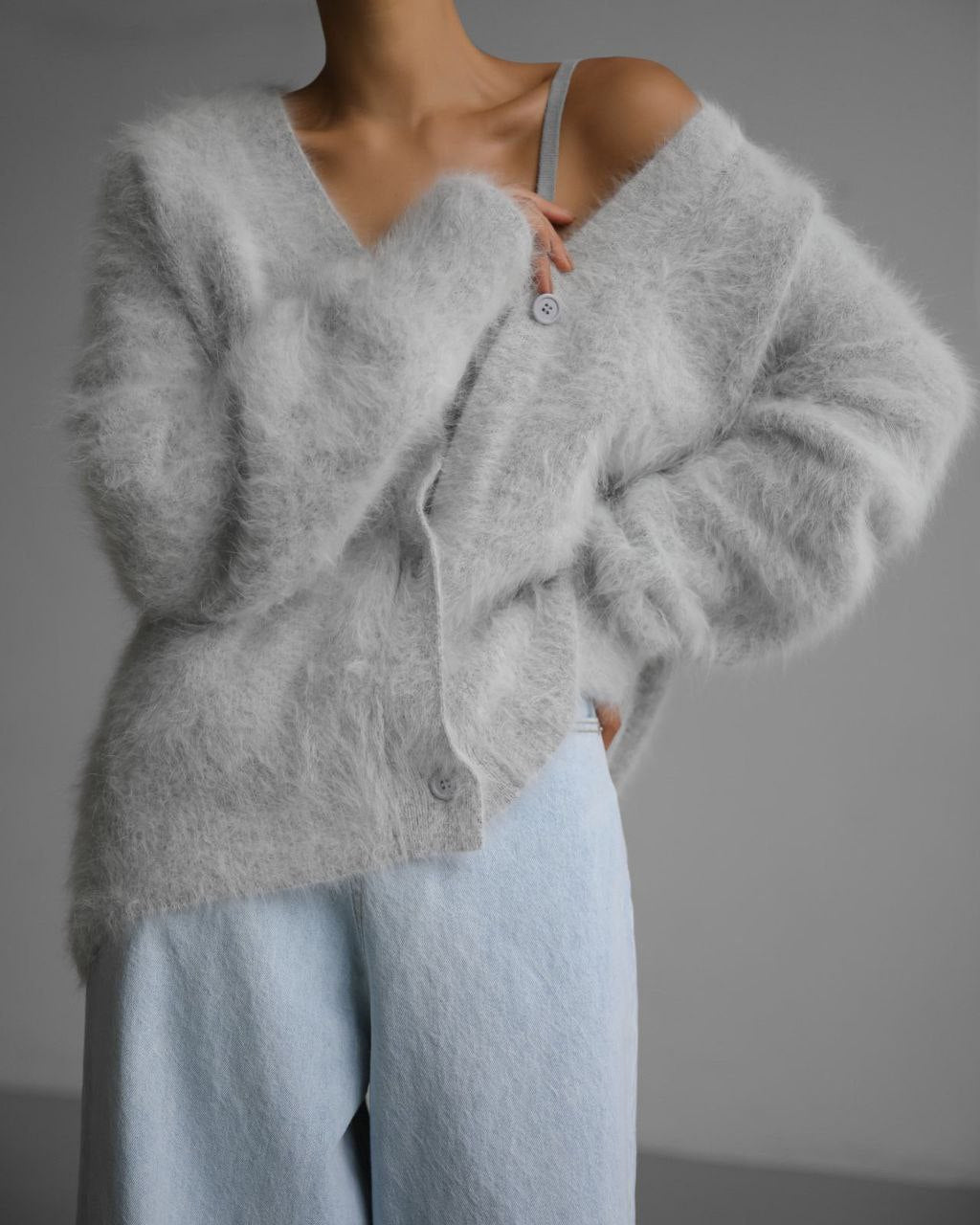 Single Breasted Knitted Sweater