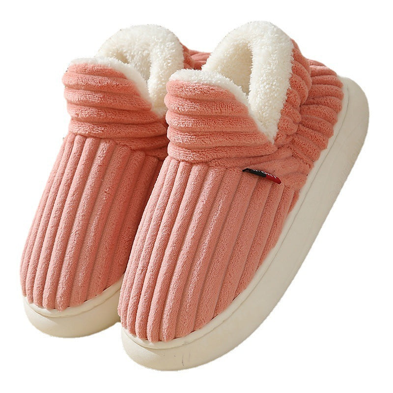 Warm Indoor Bedroom Cotton Plush Shoes