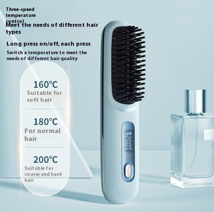 2 In 1 Hair Straightener Brush