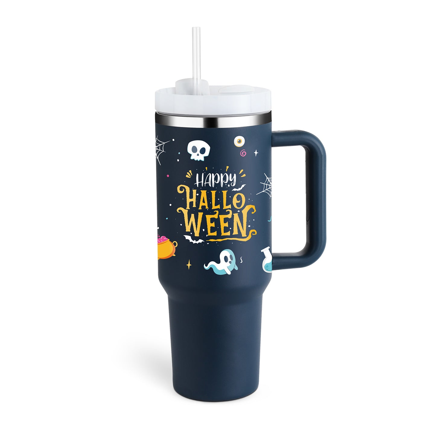 Stainless Steel Spill-Proof Vacuum Coffee Tumbler with Lid