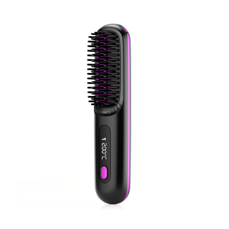 2 In 1 Hair Straightener Brush
