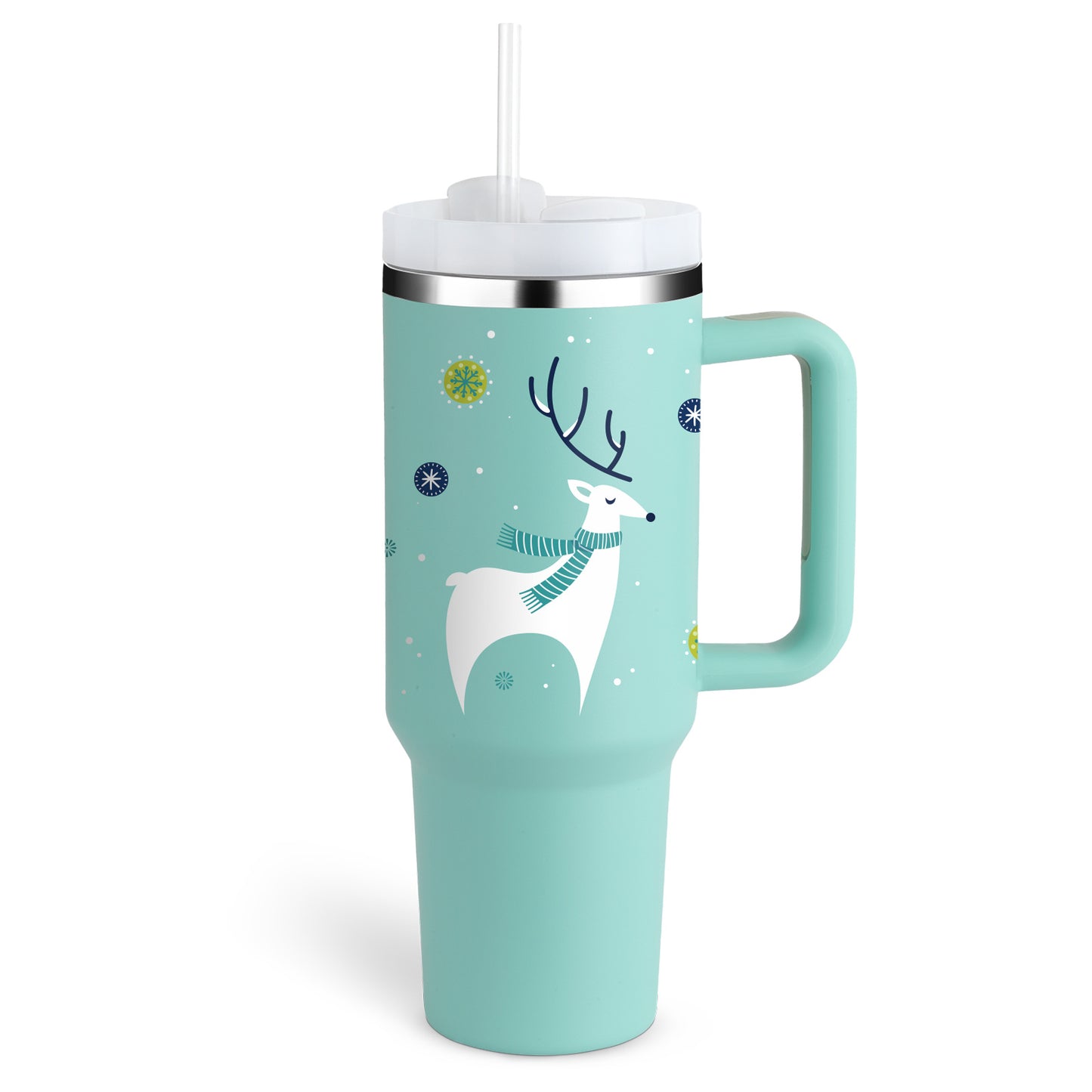 Stainless Steel Spill-Proof Vacuum Coffee Tumbler with Lid