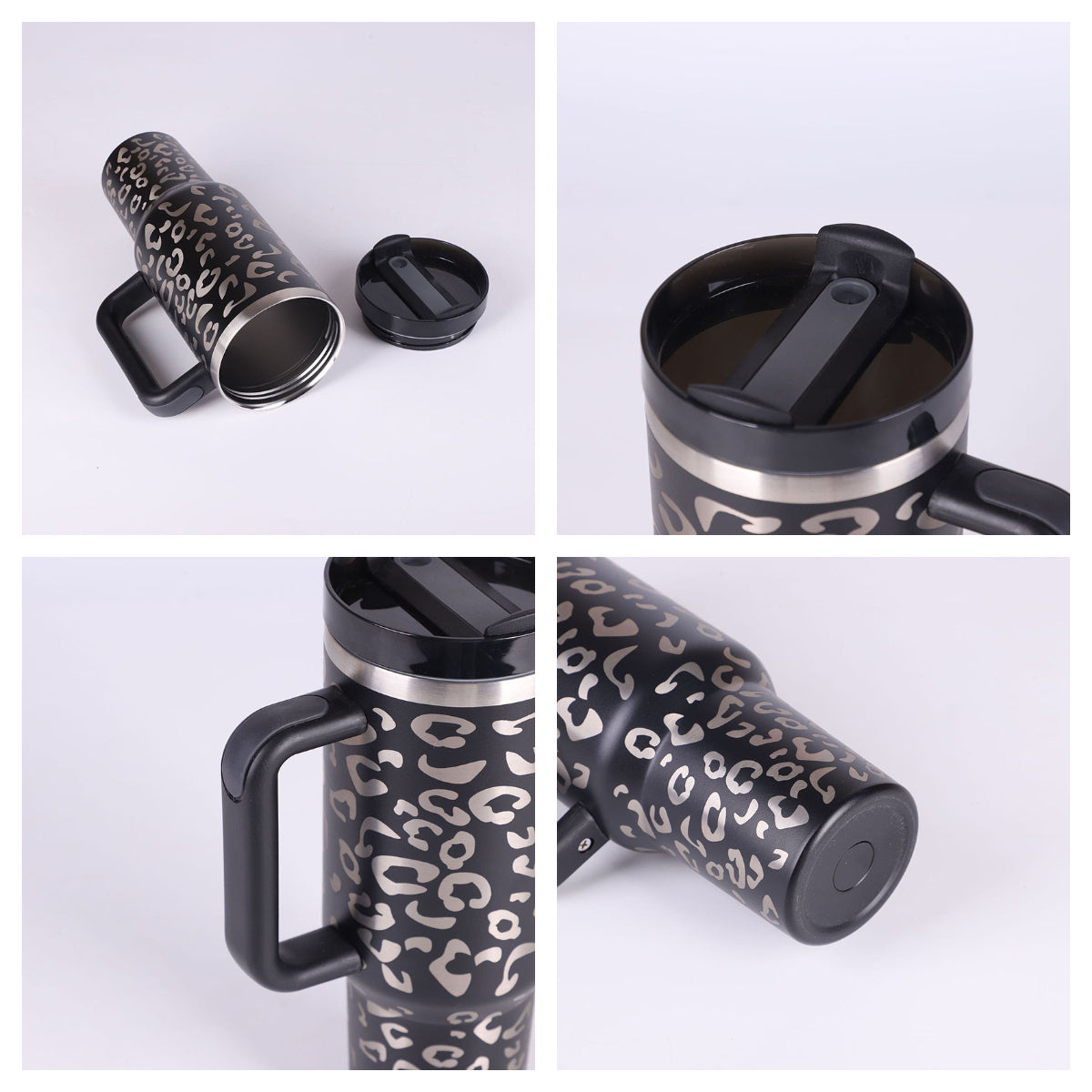 Stainless Steel Spill-Proof Vacuum Coffee Tumbler with Lid