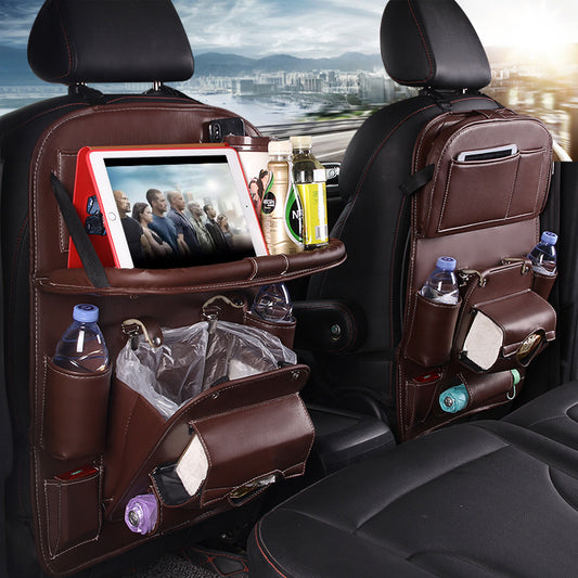 PU Leather Car Seat Back Storage
