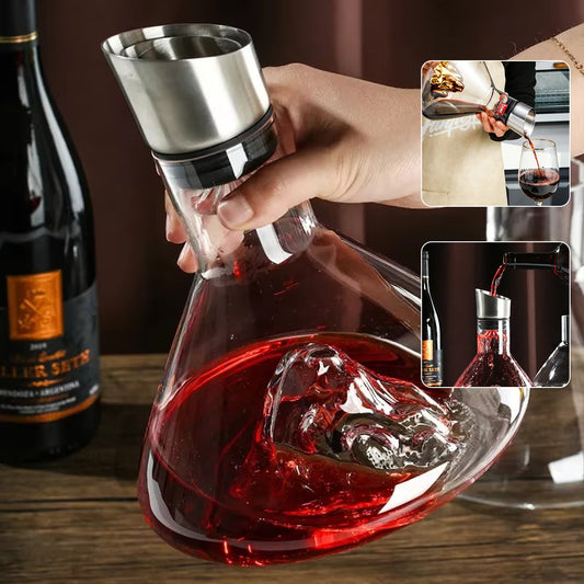 Hot-selling Iceberg Waterfall Wine Decanter
