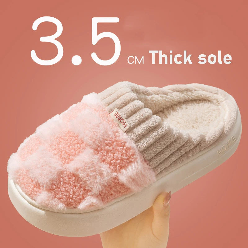 Women's Indoor Plush Home Slippers