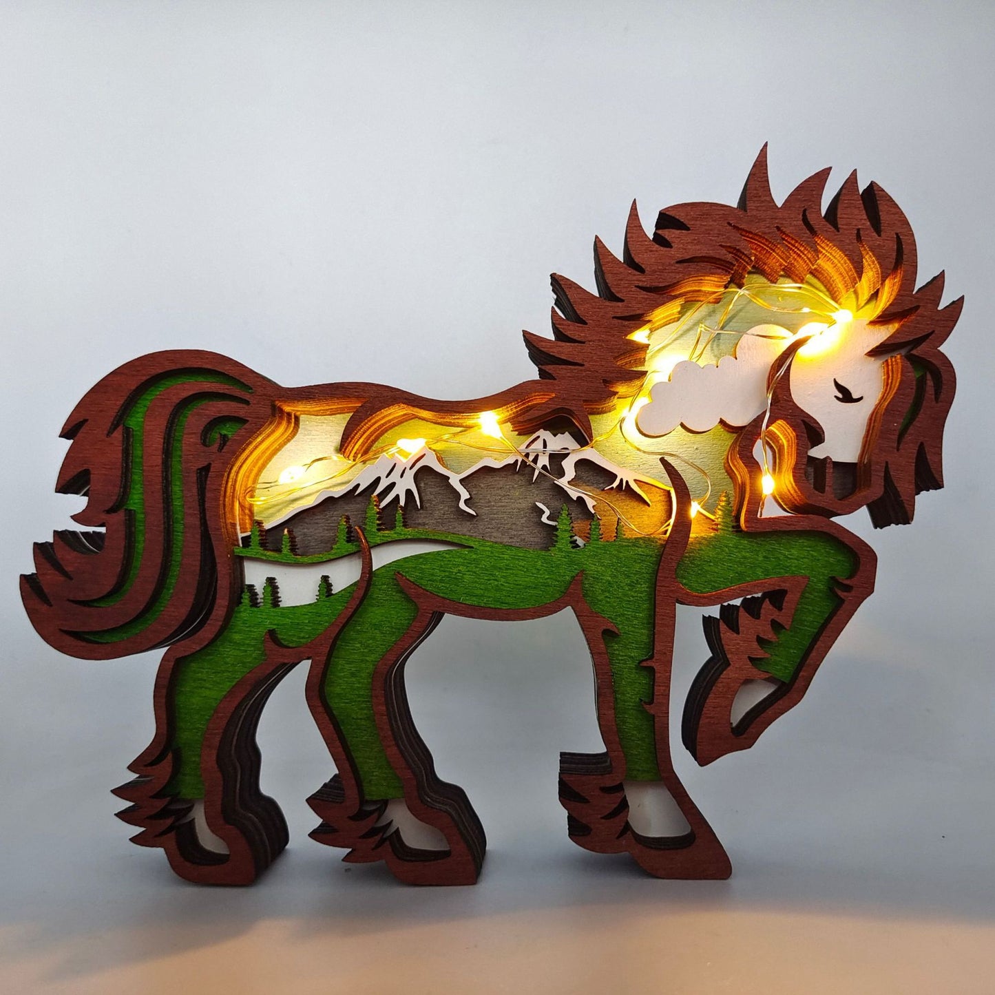 Wooden Animal Carving Handcraft Gift