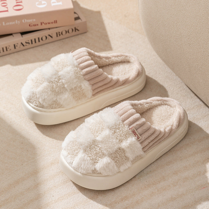 Women's Indoor Plush Home Slippers