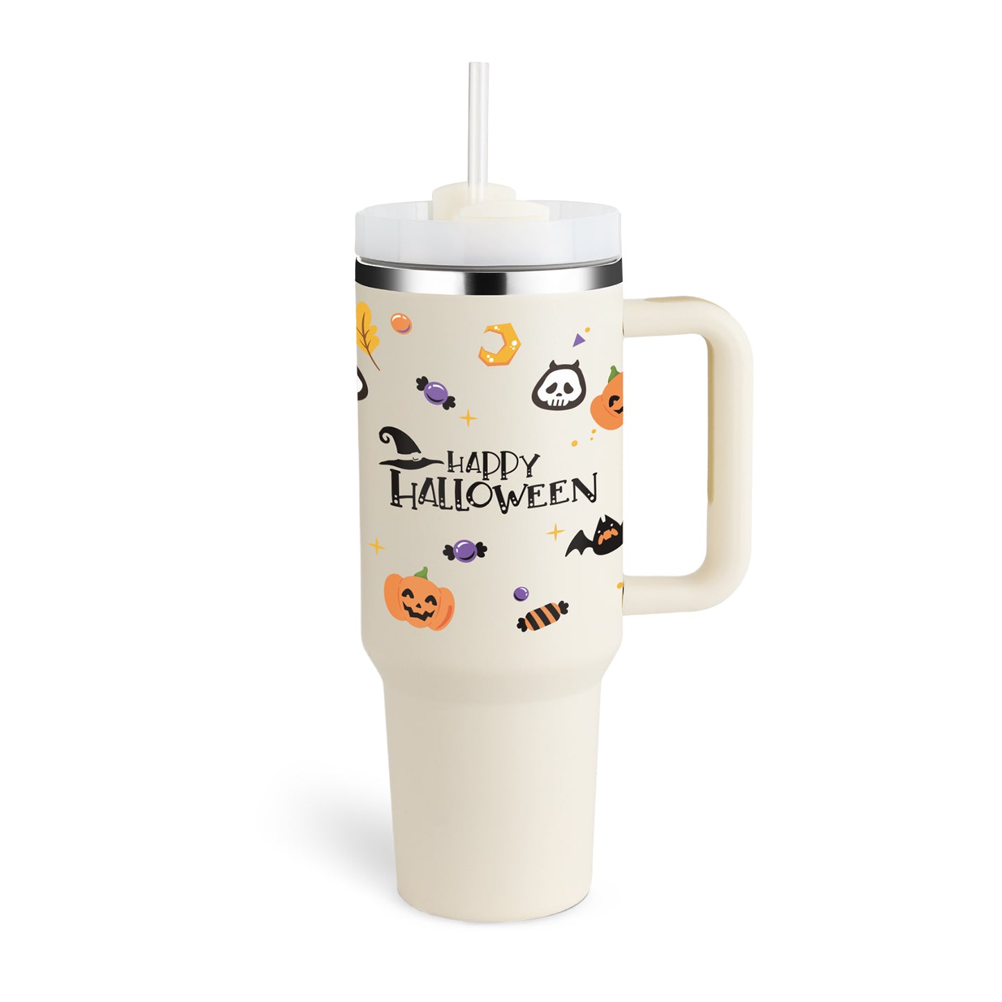 Stainless Steel Spill-Proof Vacuum Coffee Tumbler with Lid