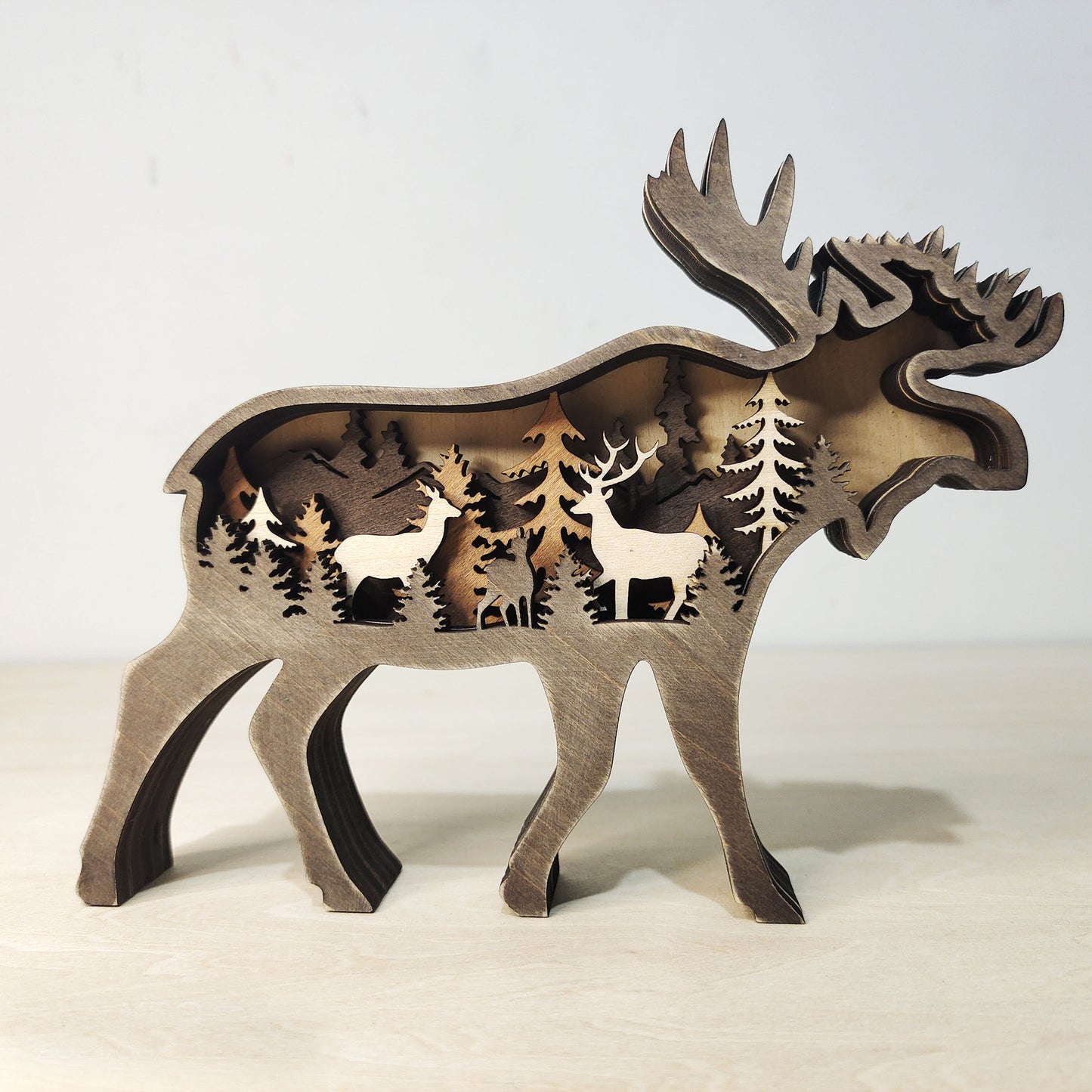 Wooden Animal Carving Handcraft Gift