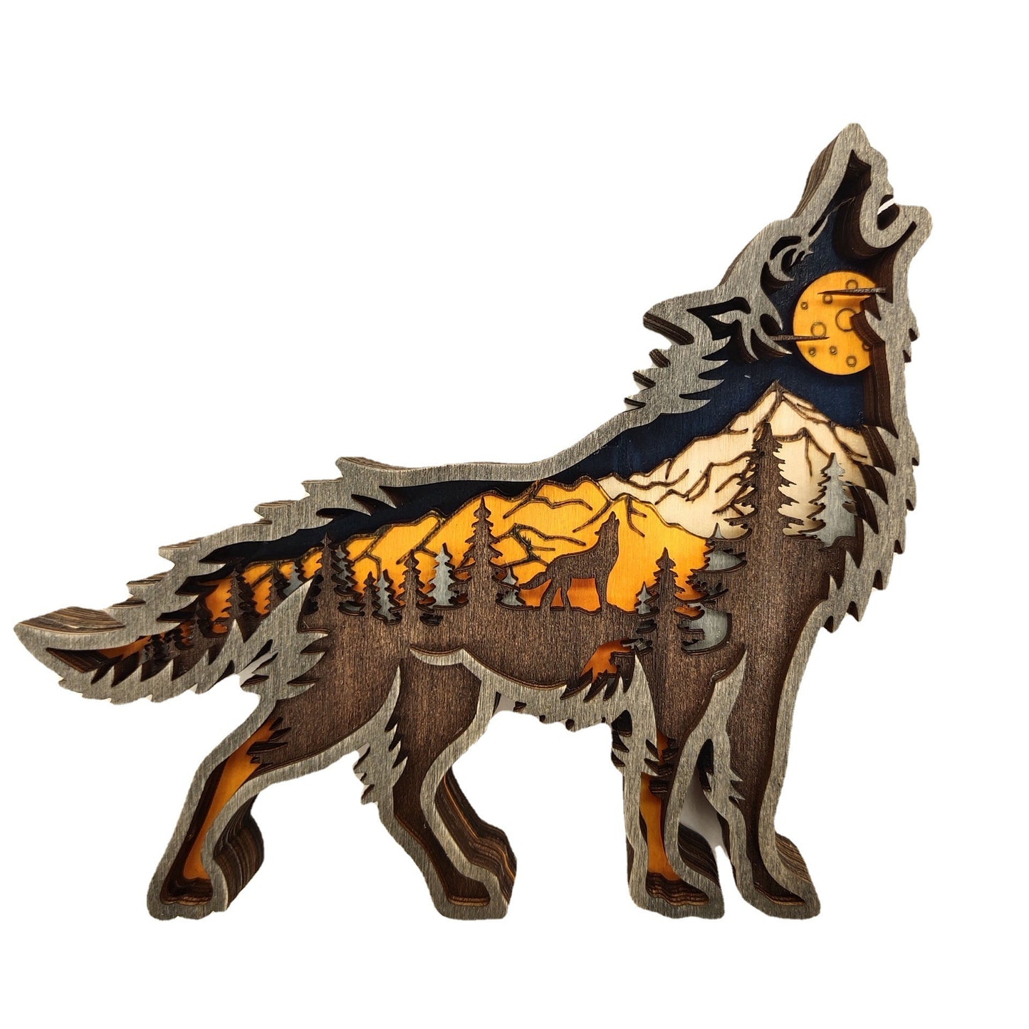 Wooden Animal Carving Handcraft Gift