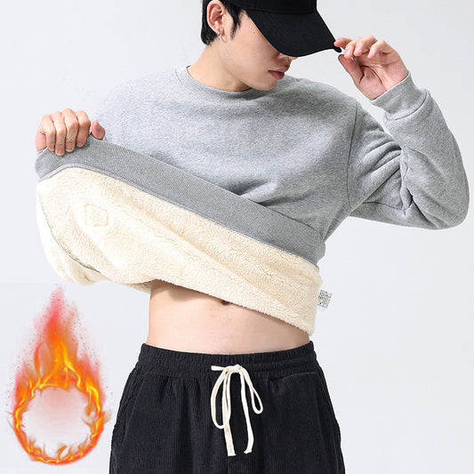 Warm Round Neck Pullover Top
