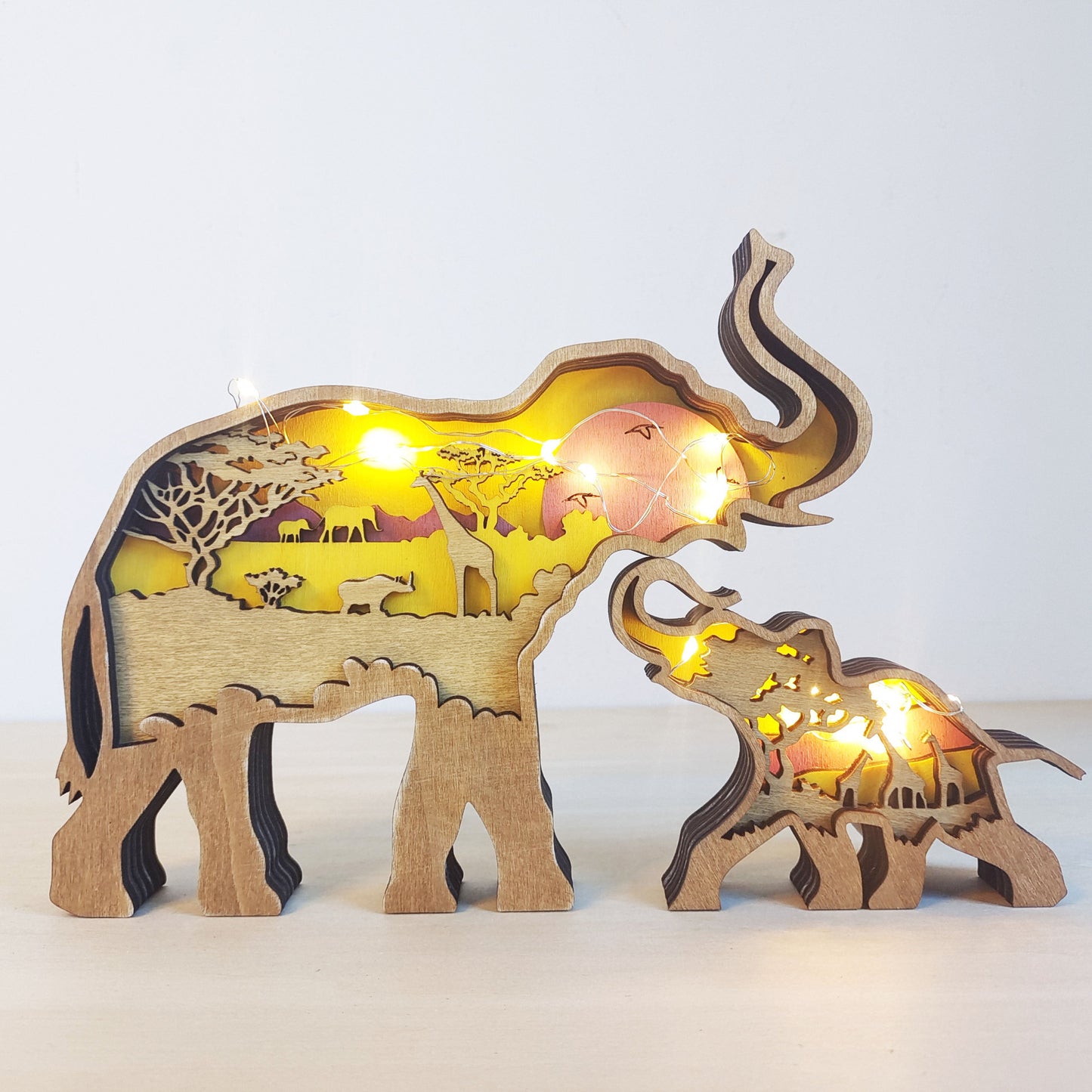 Wooden Animal Carving Handcraft Gift