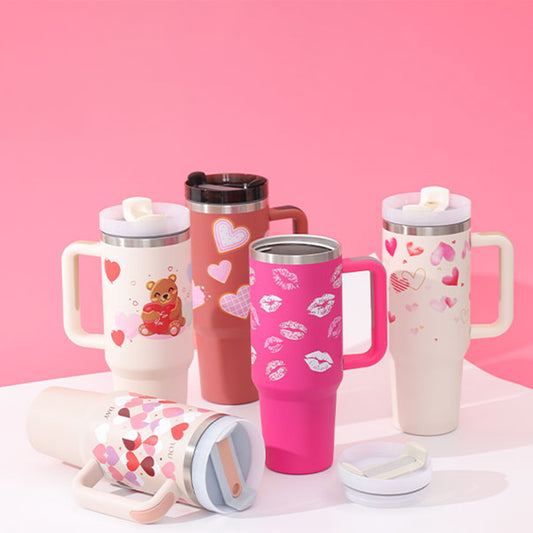 Stainless Steel Spill-Proof Vacuum Coffee Tumbler with Lid