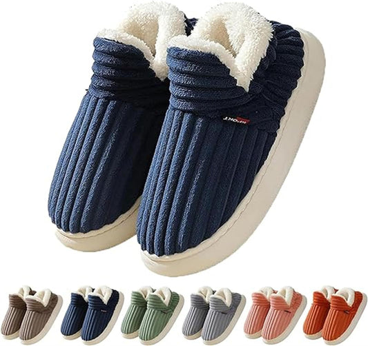 Warm Indoor Bedroom Cotton Plush Shoes